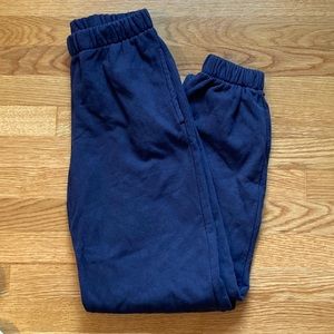 Like new Brandy Melville navy blue Rosa sweatpants